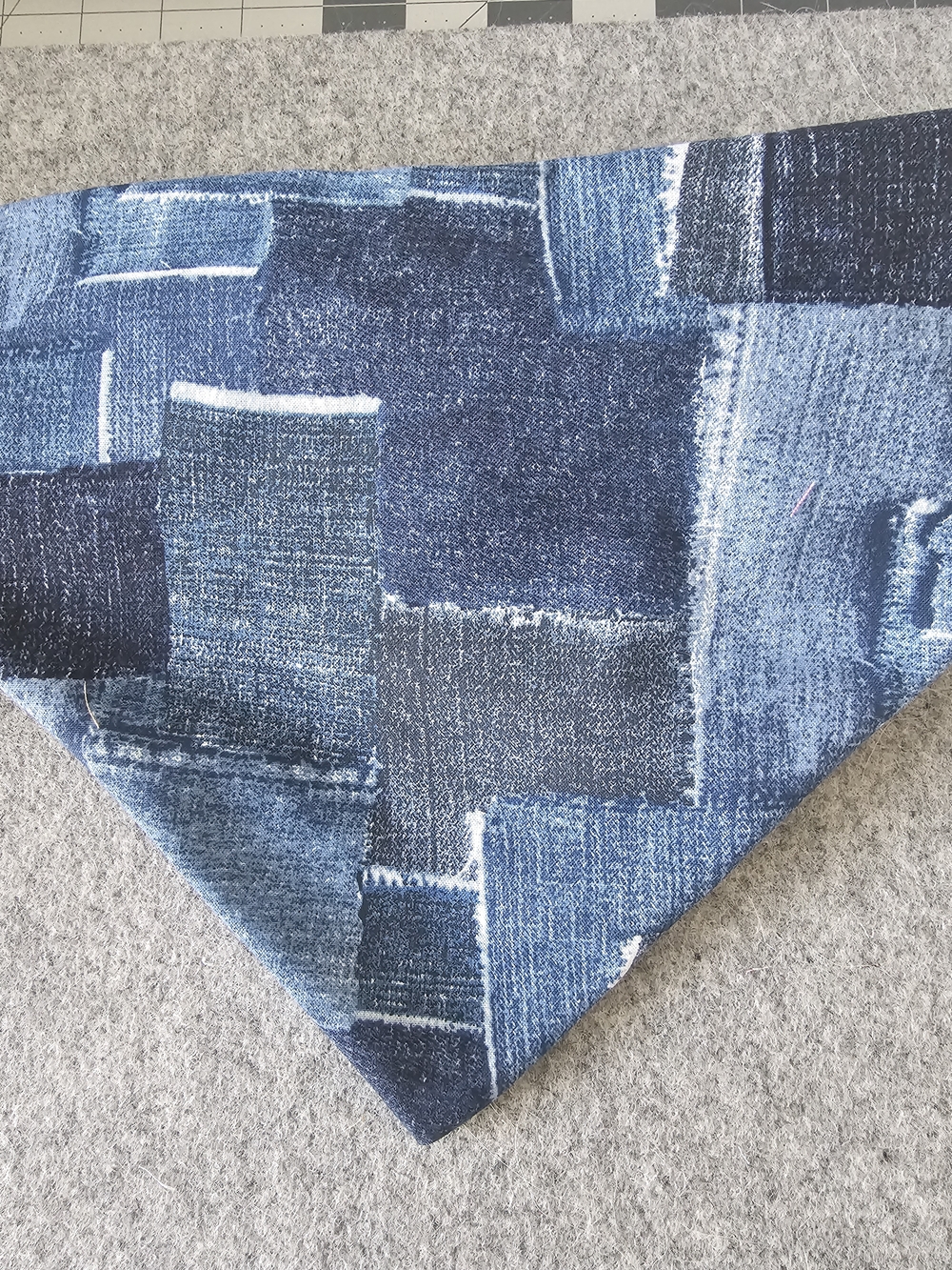 Patchwork Indigo Blue - Classic Denim Style